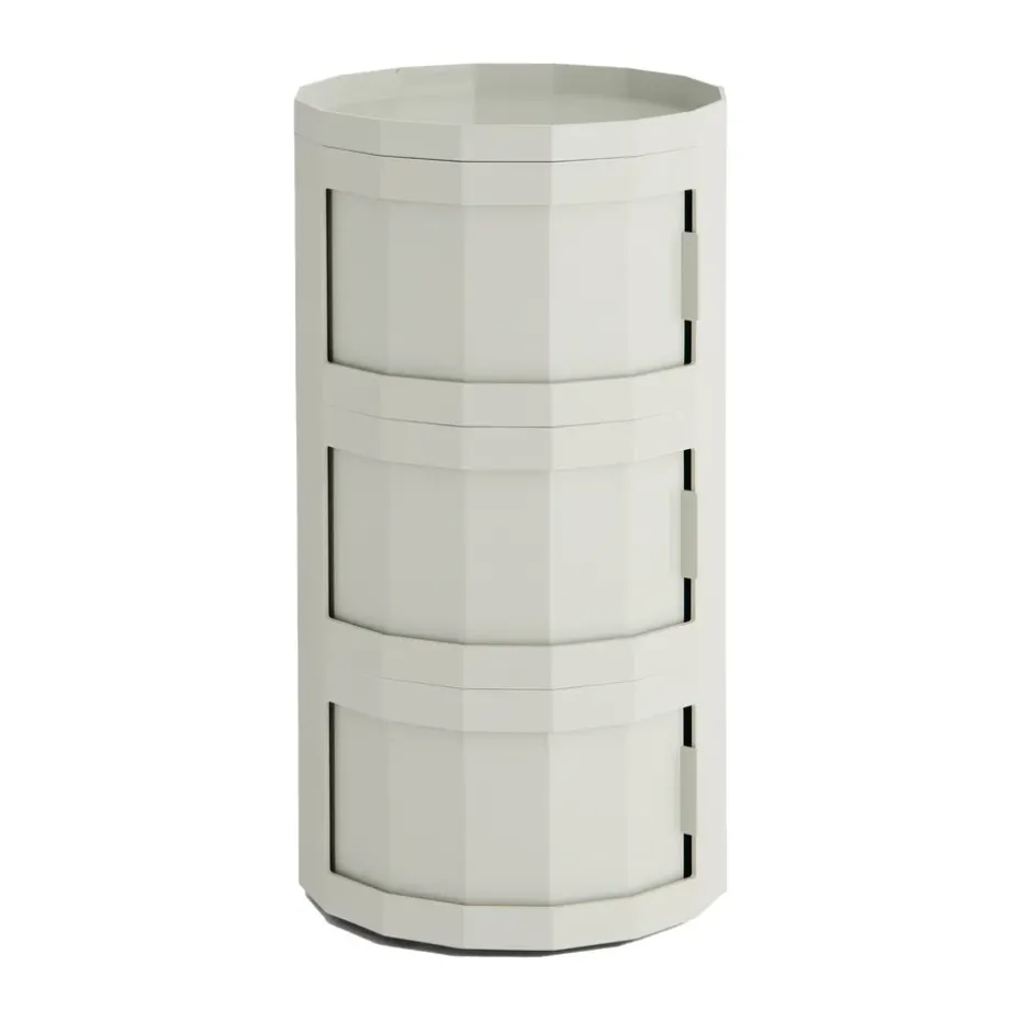 Table d’appoint Facet Cabinet 30, Misty grey
