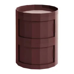 Table d’appoint Facet Cabinet 20, Burgundy