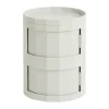 Table d’appoint Facet Cabinet 20, Misty grey