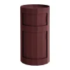 Table d’appoint Facet Cabinet 110, Burgundy