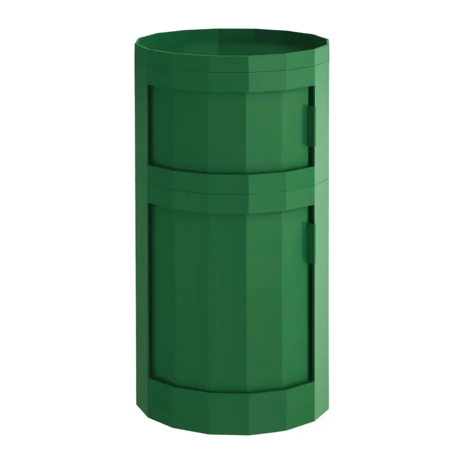 Table d’appoint Facet Cabinet 110, Spinach green