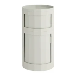 Table d’appoint Facet Cabinet 110, Misty grey