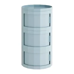 Table d’appoint Facet Cabinet 30, Misty blue