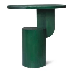 Table d’appoint Insert, Myrtle Green Stained
