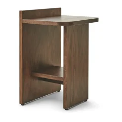 Table d'appoint Ismo, Chêne foncé