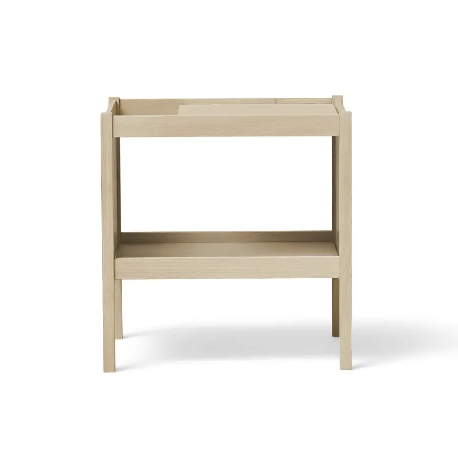 Table d'appoint Journal 29x43 cm, Chêne blanc