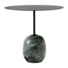Table d'appoint Lato LN9, Deep Green-Verde Alpi Marble