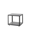 Table d'appoint Level, Light grey céramique-lave gris