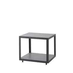 Table d'appoint Level, Light grey céramique-lave gris