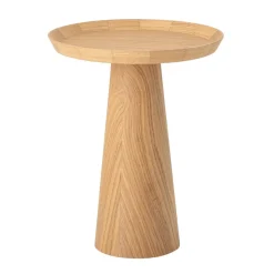 Table d'appoint Luana Ø44 cm, Chêne