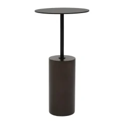 Table d'appoint Macy A ⌀55 cm, Bois de manguier