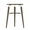 Table d'appoint My Spot, Chêne foncé-laiton