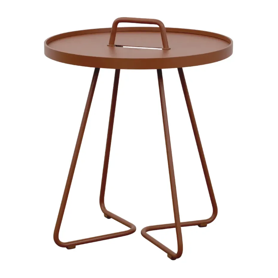 Table d'appoint On-the-move Ø44 cm, Desert red