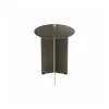 Table d'appoint ORU S Ø35 cm, Burned metal