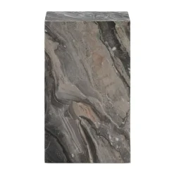 Table d’appoint Plinth tall 30x30x51 cm, Grey galaxy