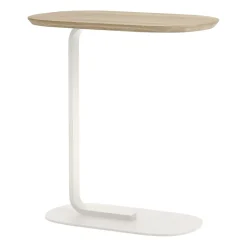 Table d'appoint Relate 60,5 cm, Chêne-off white