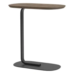 Table d'appoint Relate 60,5 cm, Chêne fumé-noir