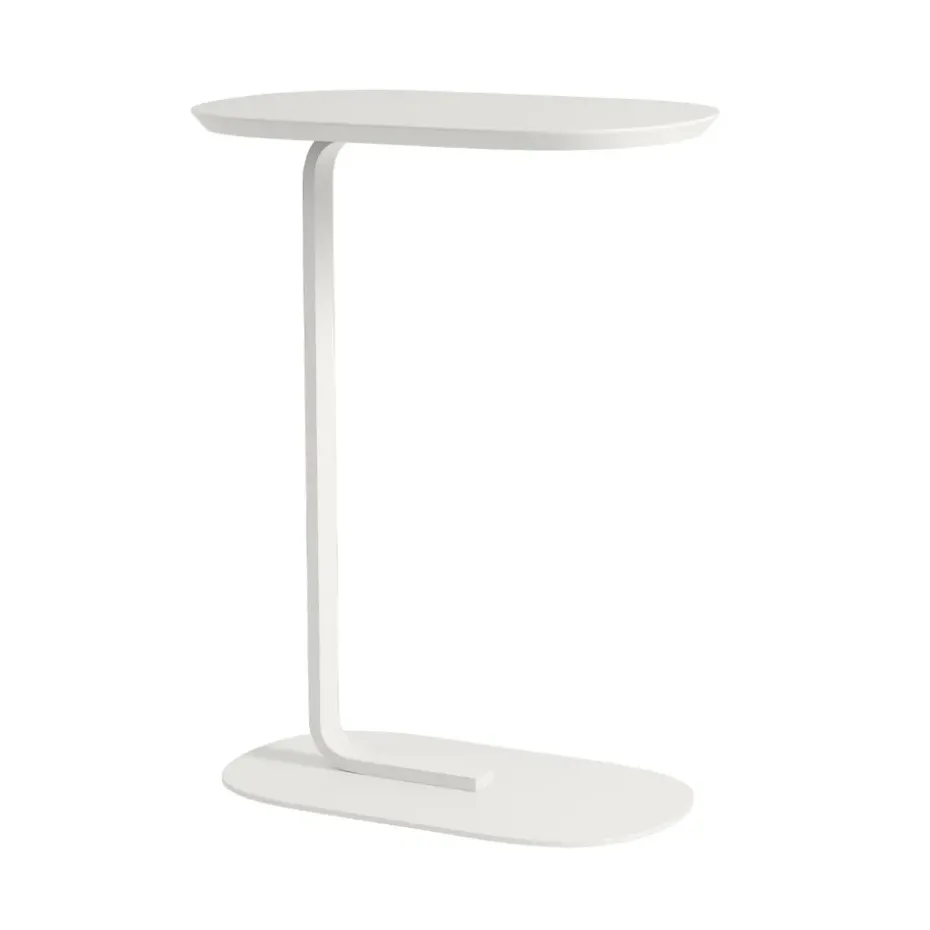 Table d'appoint Relate H: 73,5 cm, Offwhite