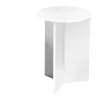Table d'appoint Slit high Ø35 cm, White