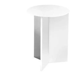 Table d'appoint Slit high Ø35 cm, White