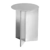 Table d'appoint Slit high Ø35 cm, Mirror polished steel