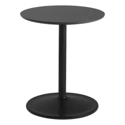 Table d'appoint Soft 48 cm, Noir