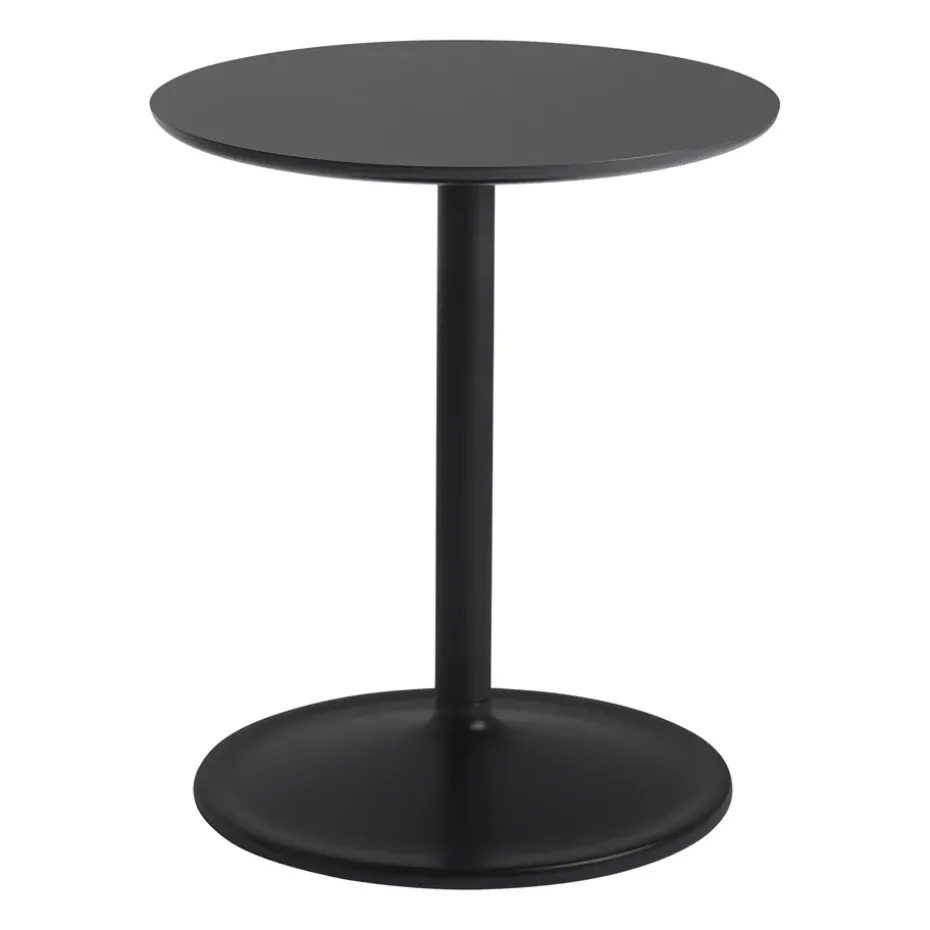 Table d'appoint Soft 48 cm, Noir
