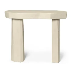 Table d'appoint Staffa console table 33,4x100,8x85 cm, Ivory