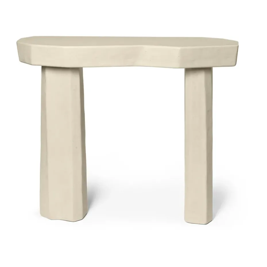 Table d'appoint Staffa console table 33,4x100,8x85 cm, Ivory