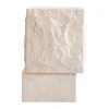 Table d'appoint Temple tall 50x33 cm, Limestone