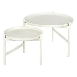 Table d'appoint Turner table Ø70 cm, White