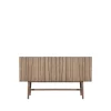 Table d'appoint Vass 60 180, dark smoked oak, support