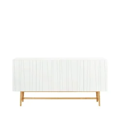 Table d'appoint Vass 60 180, white, chêne blanc p2 support