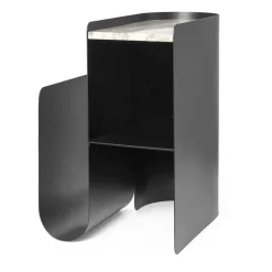 Table d'appoint Vault 40,2x33,4x50 cm, Black