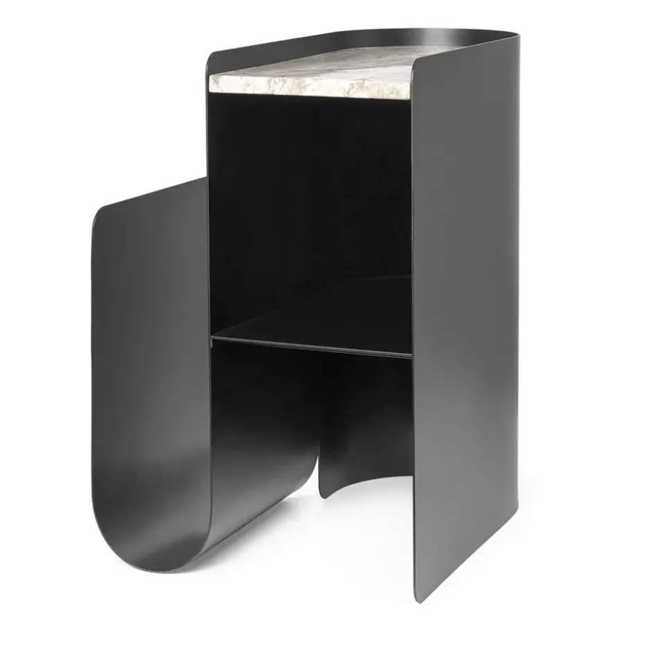 Table d'appoint Vault 40,2x33,4x50 cm, Black