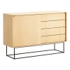 Table d'appoint Virka, hauteur 120 cm, Chêne