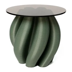 Table d'appoint Water lily Ø50 cm, Olive