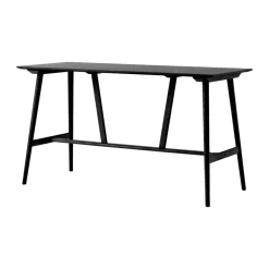 Table de bar In Between SK28 Bar Table 190x80x105 cm, Chêne laqué noir