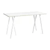 Table de bar Loop Stand incl. support 87,5x180 cm, White-white laminate-plywood