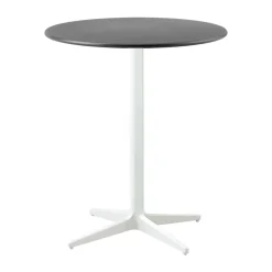 Table de café Drop Ø60 cm, Lava grey-white