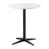 Table de café Drop Ø60 cm, White-lava grey