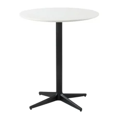 Table de café Drop Ø60 cm, White-lava grey