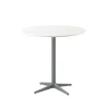 Table de café Drop Ø80 cm, White-light grey