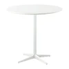 Table de café Drop Ø80 cm, White-white
