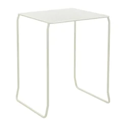 Table de café Haru, Pearl white, 54x61 cm