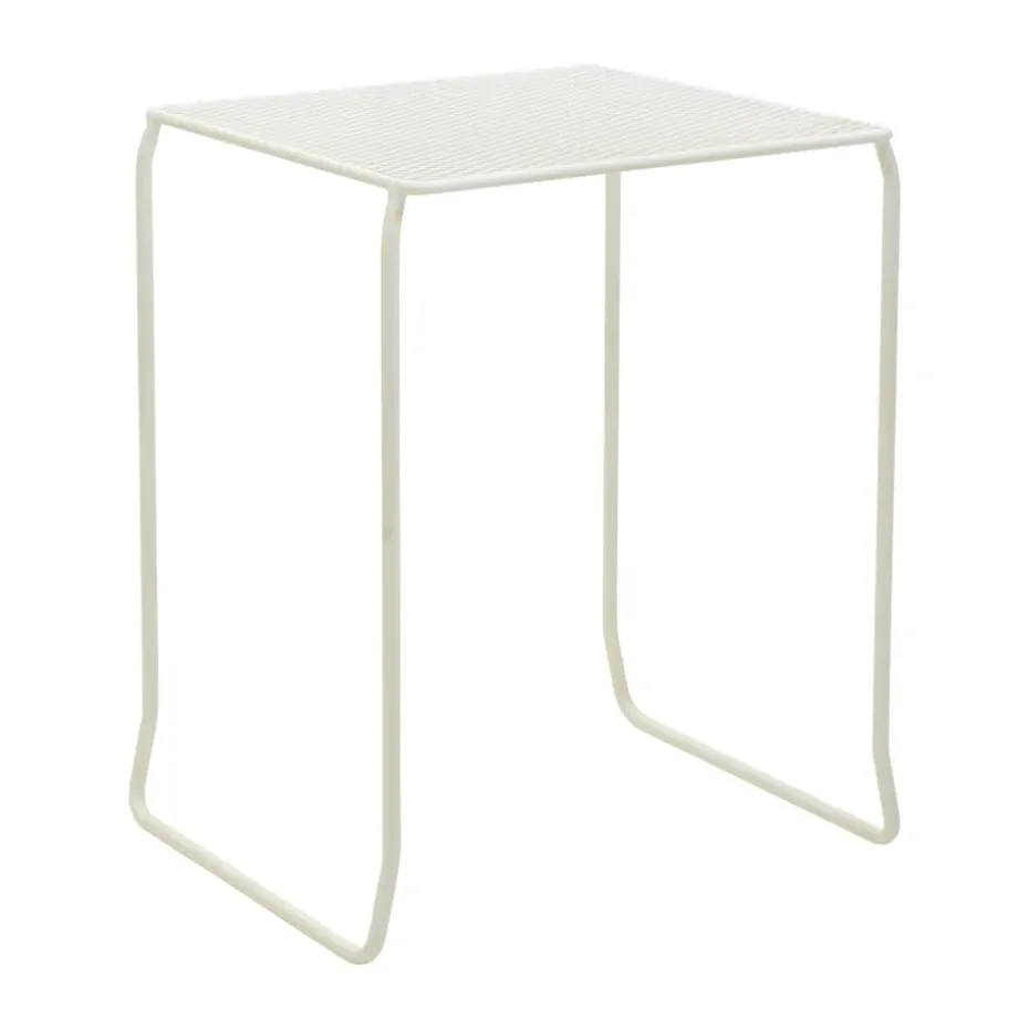Table de café Haru, Pearl white, 54x61 cm