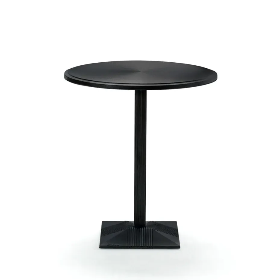 Table de café Lund Ø65 cm, Noir, Ø65cm