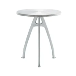 Table de café Odd, Aluminium, support en aluminium brut, boucle