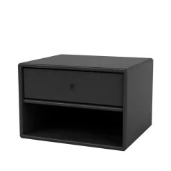 Table de chevet Dash, black 05, suspension incluse cm