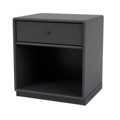 Table de chevet Dream, anthracite 04, socle 3 cm